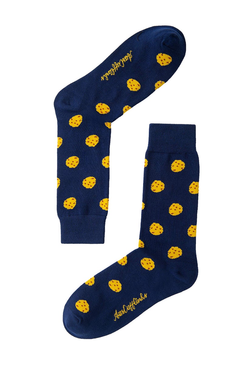 AUSCUFFLINKS Cookie Lover Biscuits Cookie Monster Socks for Him | Cronuts Gift Sock | Present for Work Colleague | Bday Gift for Guys (Cookies) - Image 5